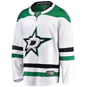 Fanatics NHL Men's White Dallas Stars Fanatics Breakaway Away Jersey Size 56 NWT